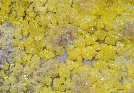 sulfur mineral texture as very nice natural backgroundの写真素材