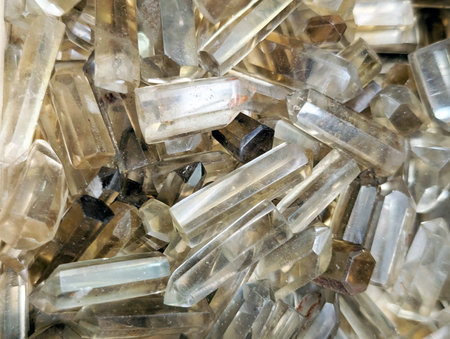 berg crystal mineral texture as nice backgroundの写真素材