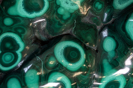 malachite mineral texture as nice natural backgroundの写真素材