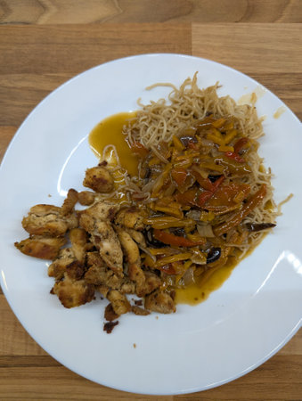 home made food as very nice backgroundの写真素材