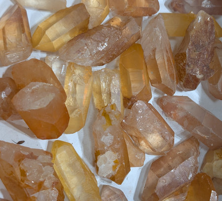 citrine crystal mineral texture as nice backgroundの写真素材