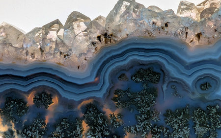 agate mineral texture as very nice natural backgroundの写真素材