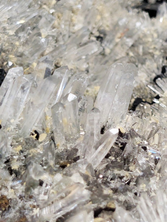 berg crystal mineral texture as nice backgroundの写真素材