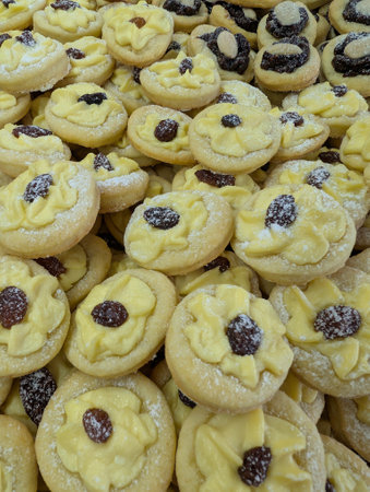 Czech wedding cakes as very nice food backgroundの写真素材
