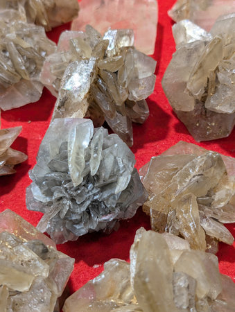 gypsum mineral texture as nice natural backgroundの写真素材