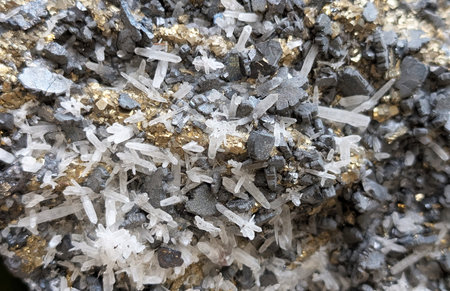 berg crystal mineral texture as nice backgroundの写真素材