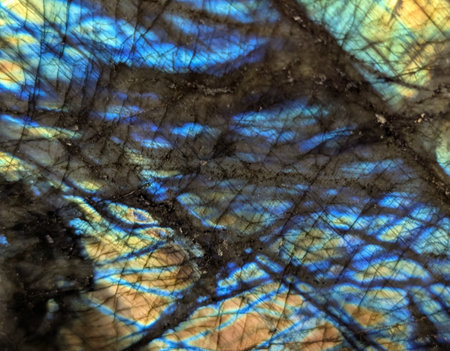 labradorite mineral texture as very nice natural backgroundの写真素材