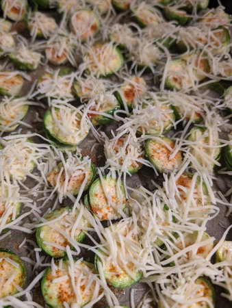 baked Brussels sprouts as very nice food backgroundの写真素材