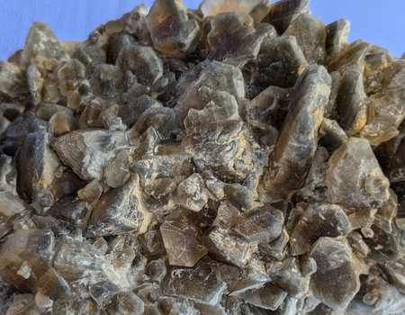 gypsum mineral crystal isolated on the black backgroundの写真素材