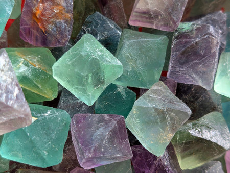 fluorite mineral texture as very nice natural backgroundの写真素材