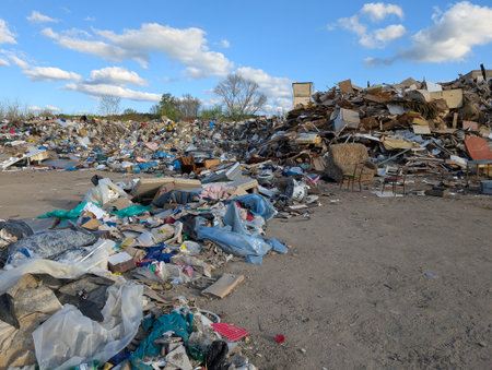 big dump place in Czech republic as big problemの写真素材