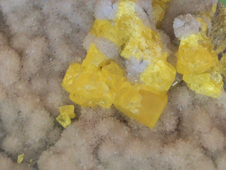 sulfur mineral texture as very nice backgroundの写真素材