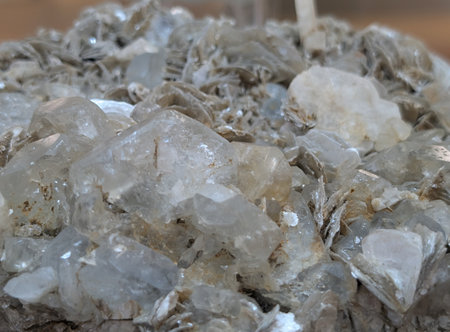 calcite mineral texture as very nice backgroundの写真素材