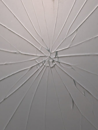 broken glass texture as very easy backgroundの写真素材