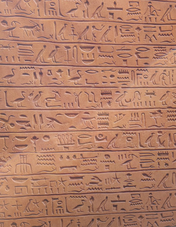 old egyptian hieroglyphics as nice history texture