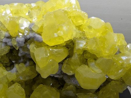 sulfur mineral natural texture as nice backgroundの写真素材