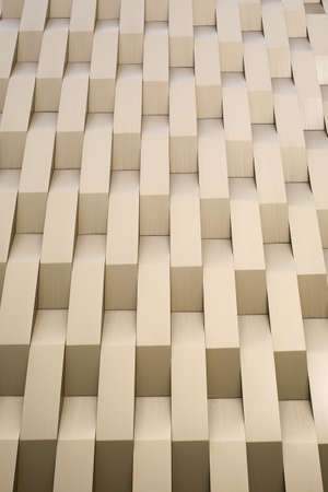 Background and texture of gold wall. Vertically framed shot.の写真素材