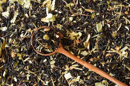 Black tea with herbs from Tatarstan in the Russian Federation.の写真素材