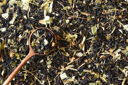 Black tea with herbs from Tatarstan in the Russian Federation.の写真素材