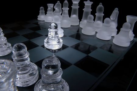 Pawns battlingの写真素材