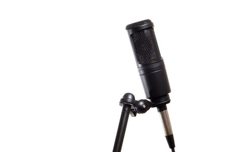 Mic on whiteの写真素材