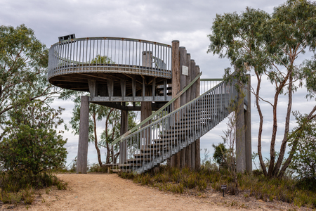 Panoramic Viewing Platform in the Royal Botanic Gardens Victoriaの写真素材