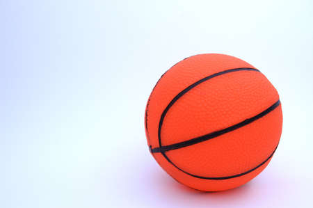 An orange basketballの写真素材