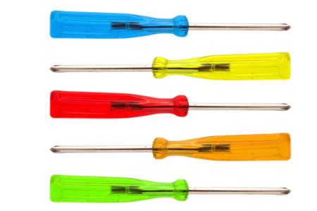 Colorful collection of scre driverの写真素材