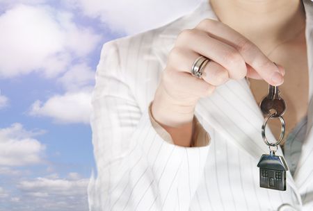 key to the houseの写真素材