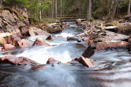 A river and the bridge