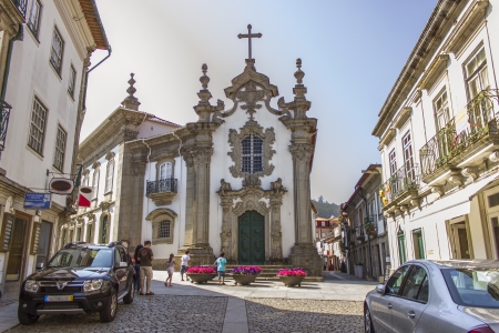 Malheiras chapel, Viana do Castelo - Portugalの写真素材
