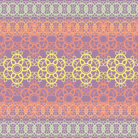 colorful lace seamless pattern, vector illustrationのイラスト素材