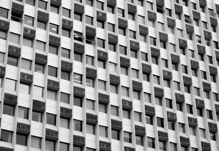 Continuous Windows Building Architectureの写真素材