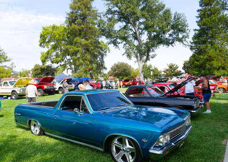 Car show California - Sep 02 2017 Exhibition of  American classic car on Car show Paso Robles California USA.のeditorial素材