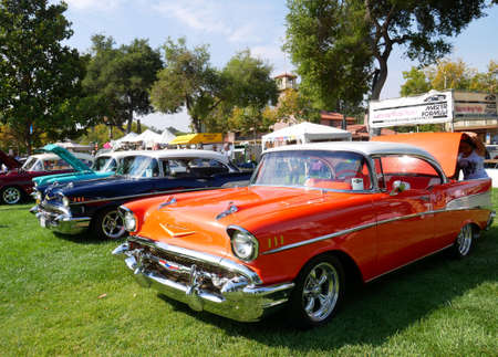 Car show California - Sep 02 2017 Exhibition of  American classic car on Car show Paso Robles California USA.のeditorial素材