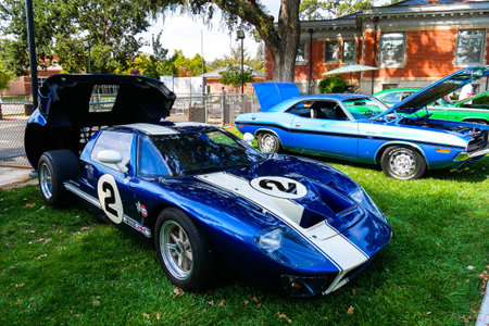 Car show California - Sep 02 2017 Exhibition of  American classic car on Car show Paso Robles California USA.のeditorial素材