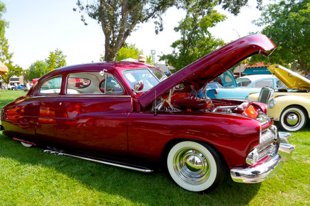 Car show California - Sep 02 2017 Exhibition of  American classic car on Car show Paso Robles California USA.のeditorial素材