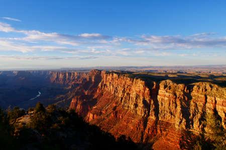 View over south rim Grand Canyon, Arizona, USAの写真素材