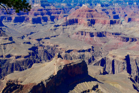 View over south rim Grand Canyon, Arizona, USAの写真素材