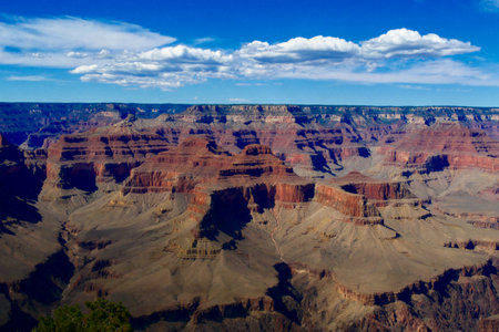 View over south rim Grand Canyon, Arizona, USAの写真素材