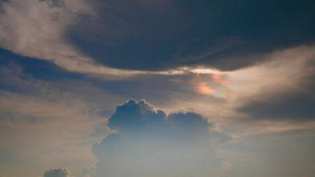 Dramatic cloudscape and sky abstract background.の写真素材