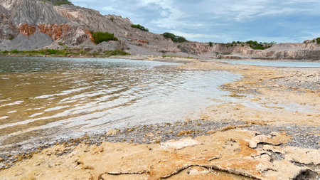 Amazing panoramic view of Grand Canyon in Ratchaburi province, Thailand.