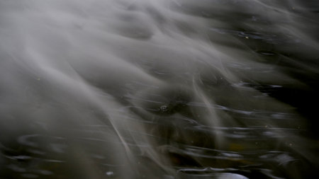 Background of white smoke, fog or mist background.の写真素材