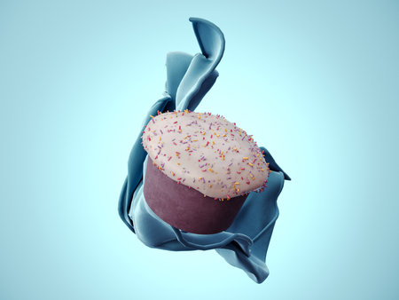Modern abstract background for design, product presentations with copy space. Simple motion concept for holiday events.の写真素材