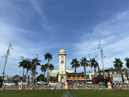 Antique Clock in Alor Setarのeditorial素材