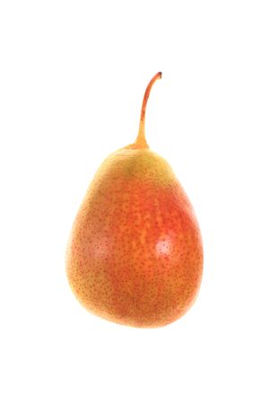 Pear on a withe isolated background with copy space の写真素材
