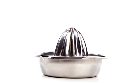 Citrus juicer against a pure whit background