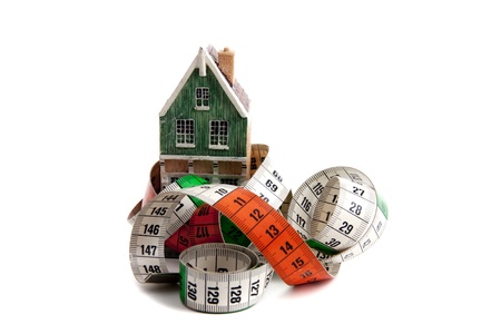 Interpretation of the world wide economical crisis on a white backgroundの写真素材