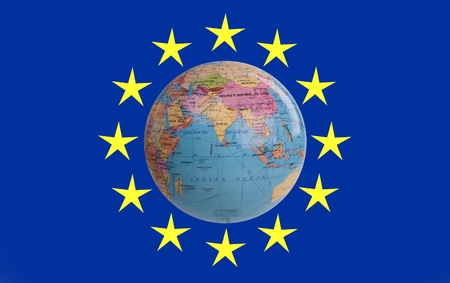 Interpretation of the power of the Euro zoneの写真素材