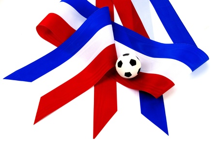 Various attributes as fan fun materials to be used at the Dutch soccer games 